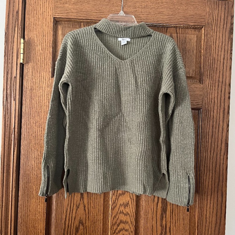 Bar III Mock Neck Sweater